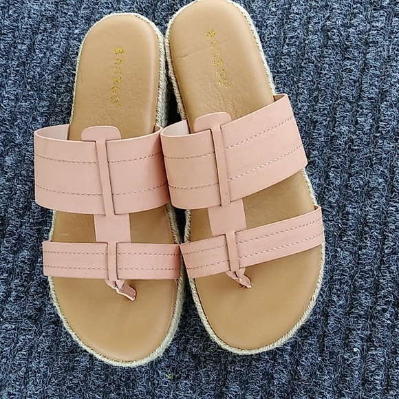 BAMBOO Shoes New Slip On Blush Color Sandals Poshmark